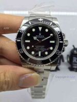 NEW UPGRADED Swiss Rolex Submariner NO DATE Watch SS Black Ceramic Bezel 40mm